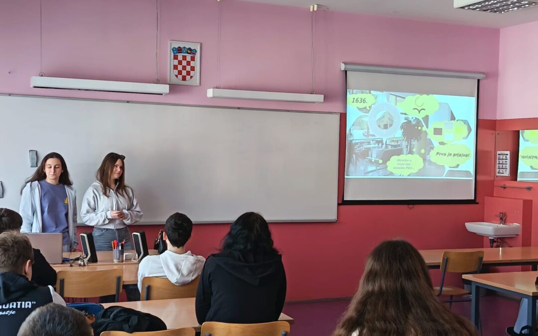 Profesionalno usmjeravanje učenika 8. razreda – posjet bivših učenica