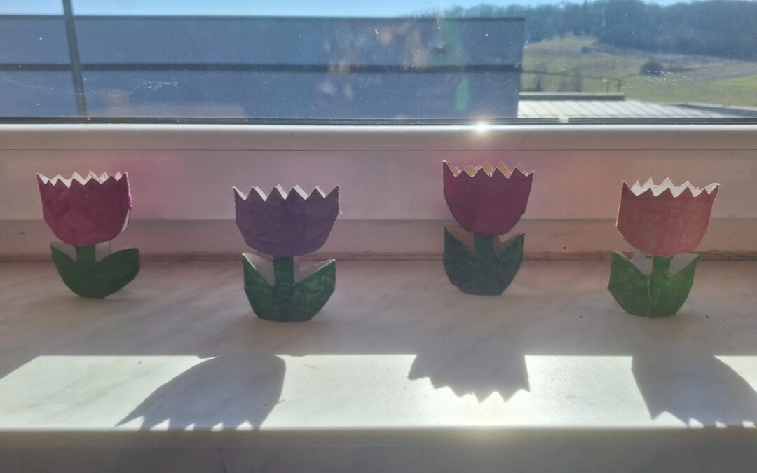 Tulipani od recikliranog materijala